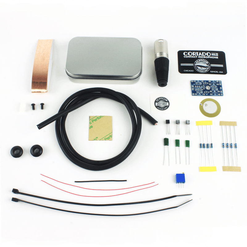 Cortado MkII Balanced Buffered Contact Mic DIY Kit