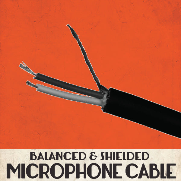 Balanced Microphone Cable, per Foot