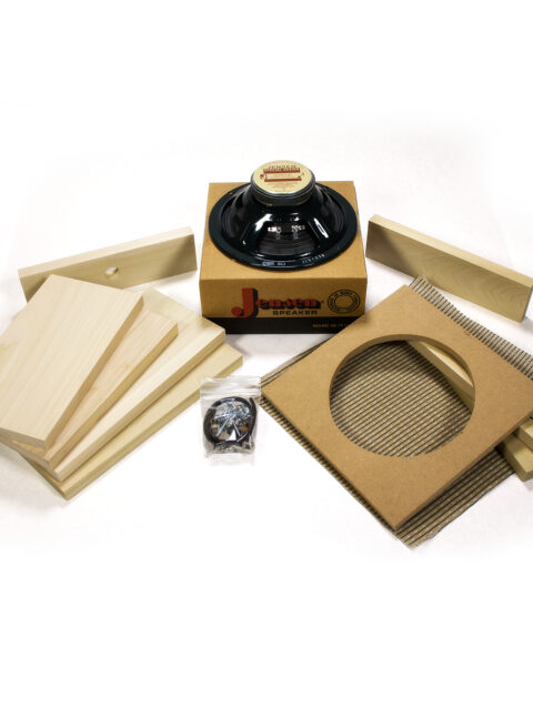 Speaker cabinet 1x8 DIY kit contents