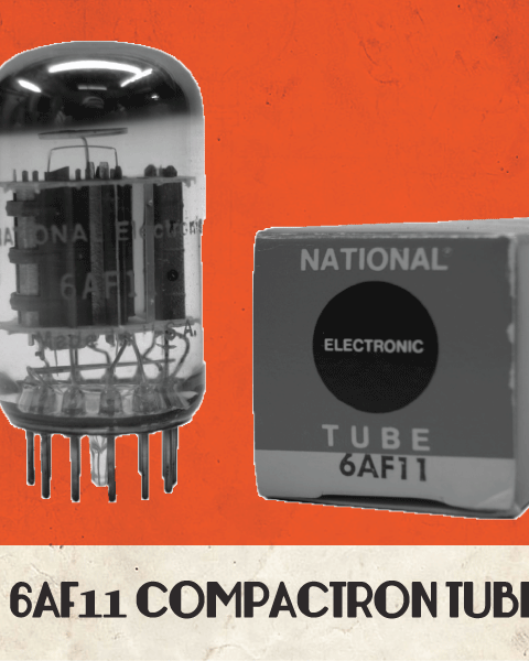 Compactron tube 6AF11 NOS by Zeppelin Design Labs