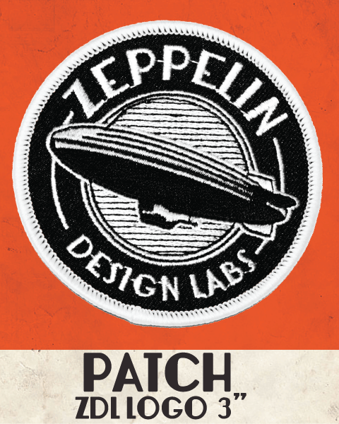 Zeppelin Logo 3" Embroidered Patch