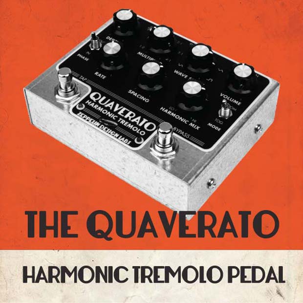Quaverato Harmonic Tremolo Pedal