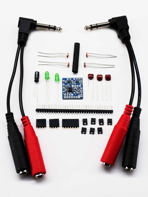 Ernie Ball Volume Pedal Mod Stereo Upgrade kit contents